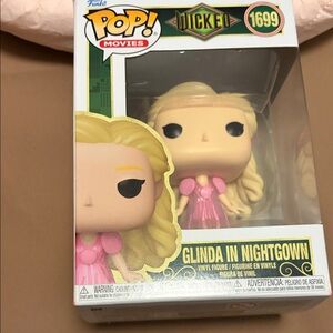Funko Glinda & Pink Quilted Bag with Embroidered Design